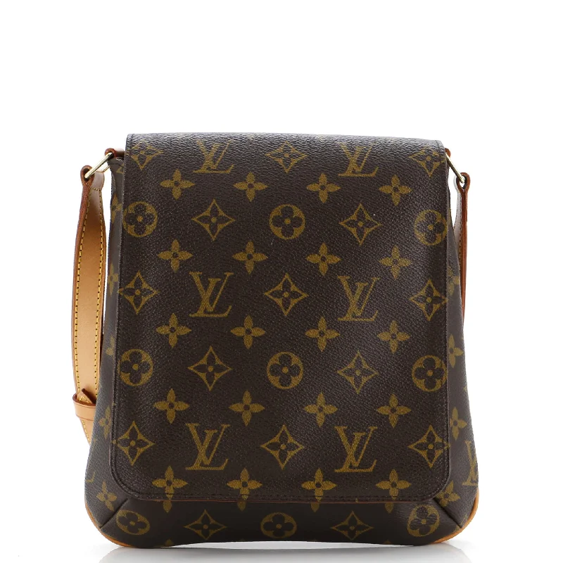 Louis Vuitton crossbody bags in a bold red color for a statementMusette Salsa Handbag Monogram Canvas PM