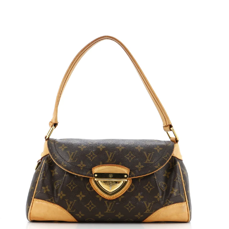 Louis Vuitton crossbody bags with a printed floral pattern for femininityBeverly Handbag Monogram Canvas MM