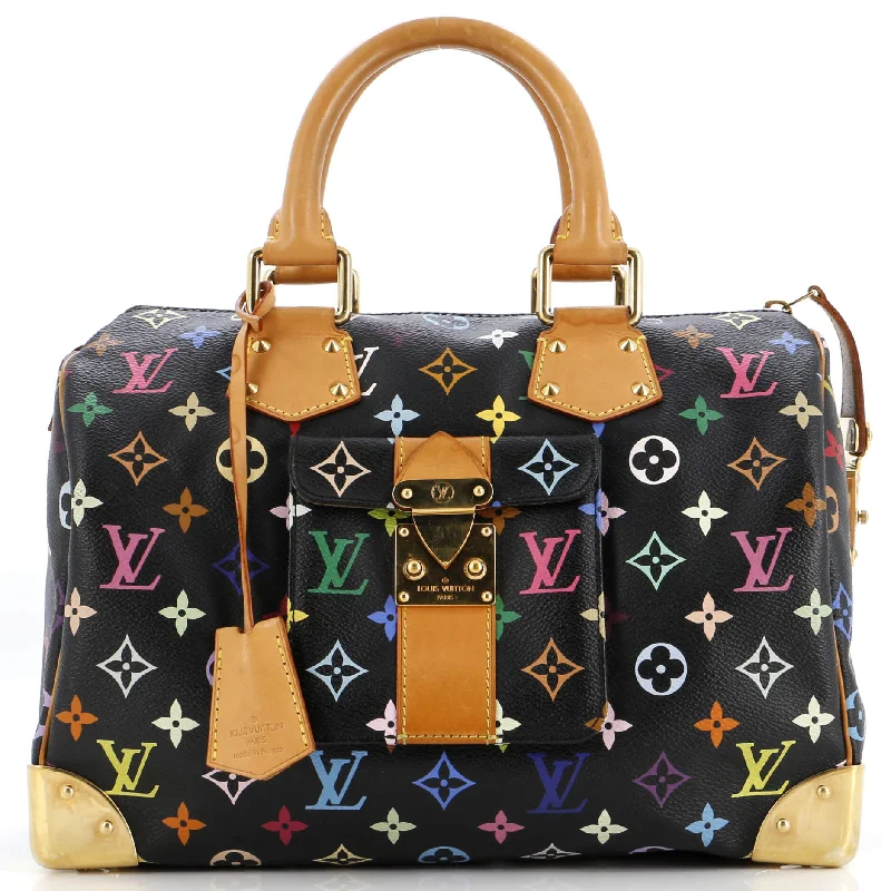 Louis Vuitton Alma bags featuring the signature top - handle designSpeedy Handbag Monogram Multicolor 30