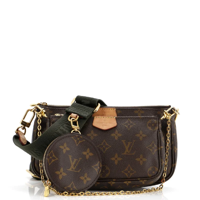 Louis Vuitton tote bags with a printed LV logo on the front for brand visibilityMulti Pochette Accessoires Monogram Canvas