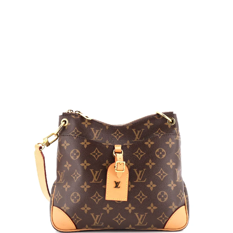 Ladies Louis Vuitton shoulder bags with a wide - width strap for comfortOdeon NM Handbag Monogram Canvas PM