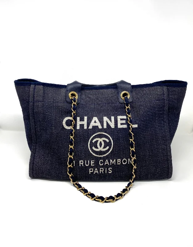 Chanel Small Crossbody Bag for TravelChanel Deauville Canvas Tote Bag