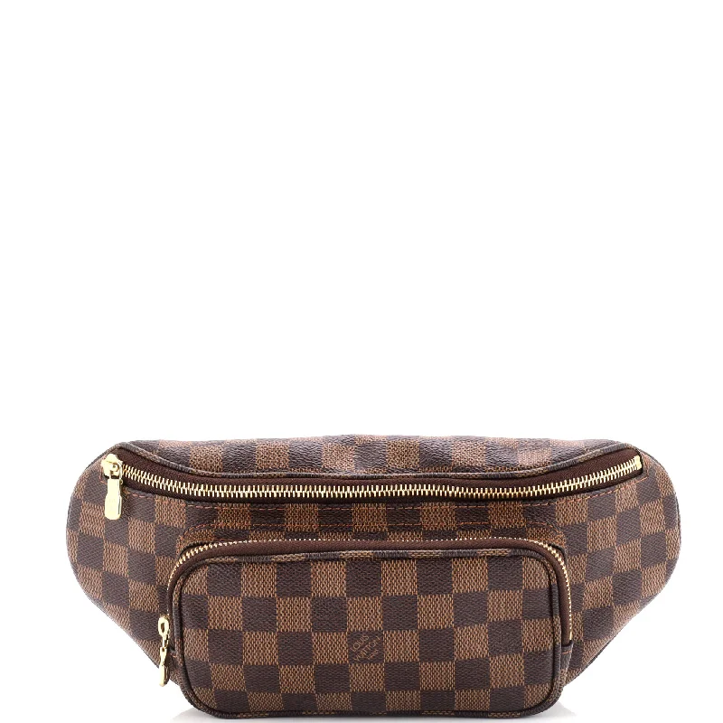 Louis Vuitton crossbody bags with a woven leather strap for textureMelville Waist Bag Damier