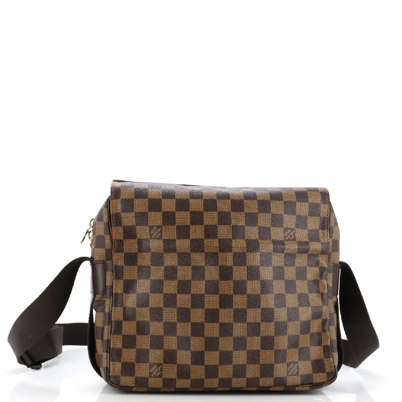 Louis Vuitton crossbody bags with a woven leather strap for textureNaviglio Handbag Damier