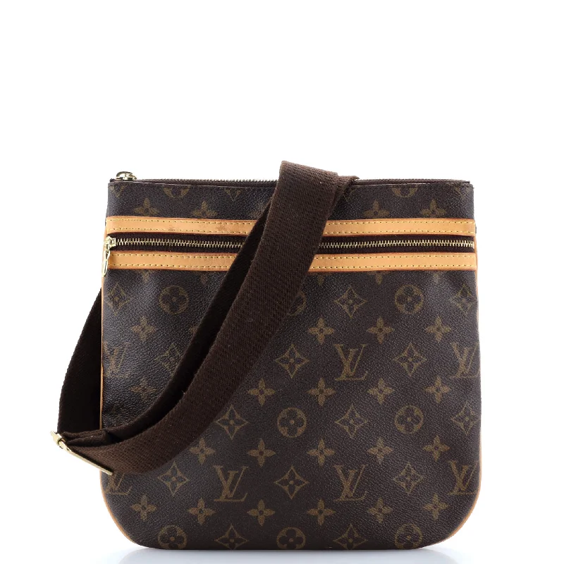 Louis Vuitton tote bags with a water - resistant coating for outdoor useBosphore Pochette Monogram Canvas