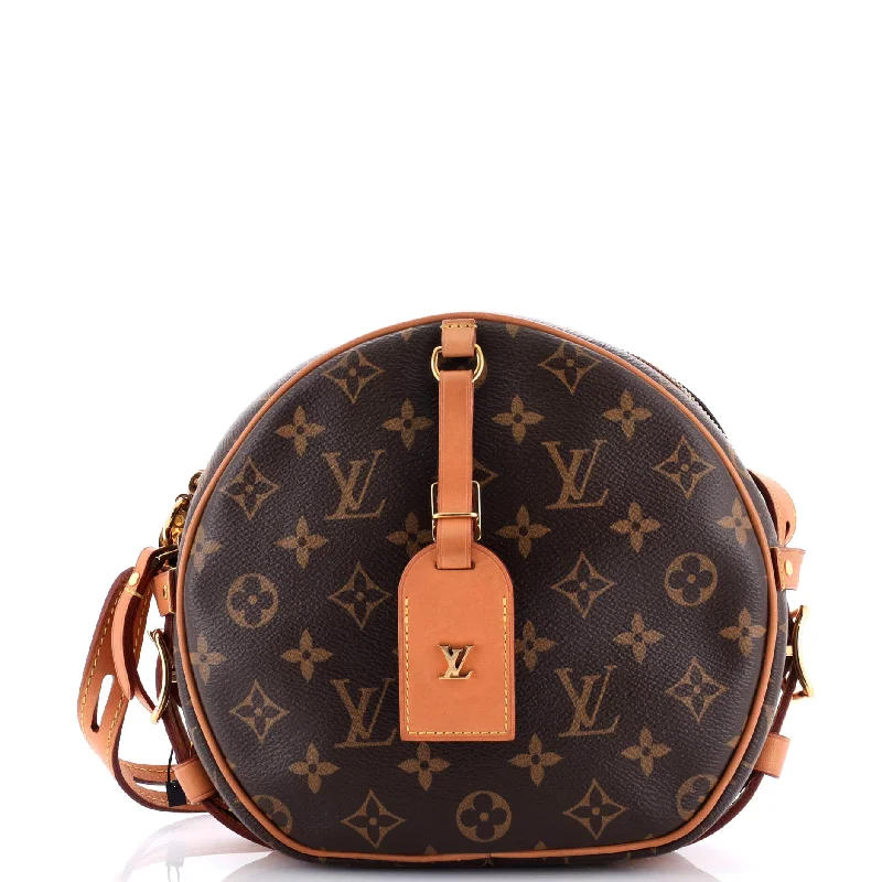 Louis Vuitton bags with a front - zip pocket for small items like keysBoite Chapeau Souple Bag Monogram Canvas MM