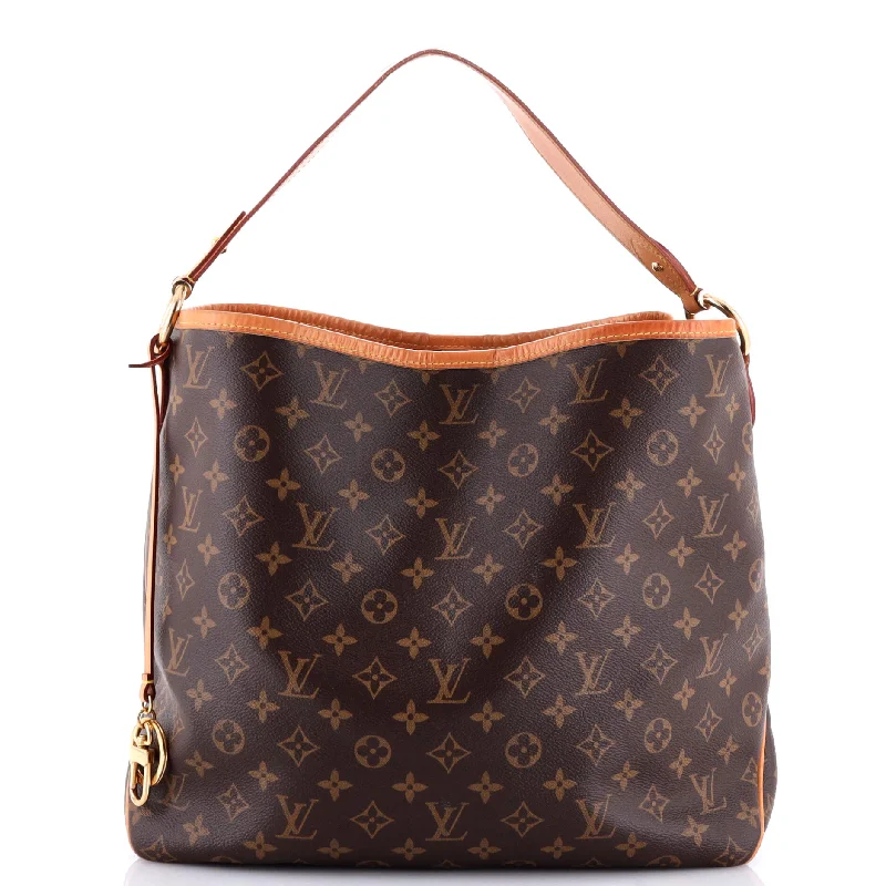 Louis Vuitton tote bags with a double - handle and shoulder - strap optionDelightful NM Handbag Monogram Canvas MM