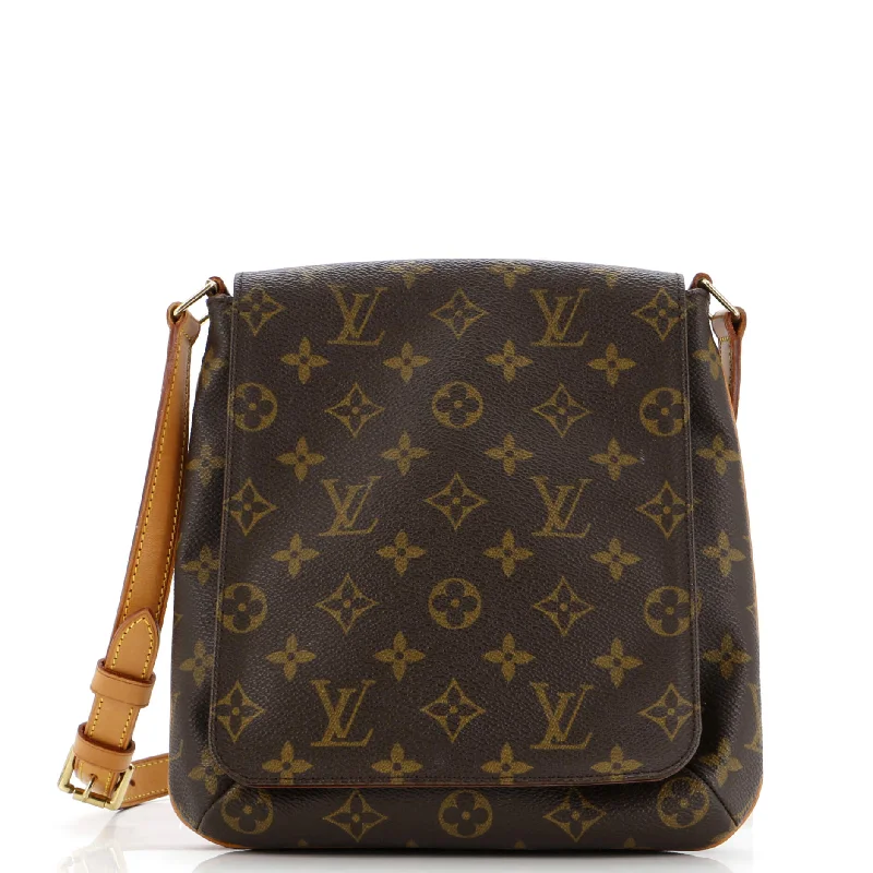 Louis Vuitton bags with a front - flap pocket for quick - access itemsMusette Salsa Handbag Monogram Canvas PM