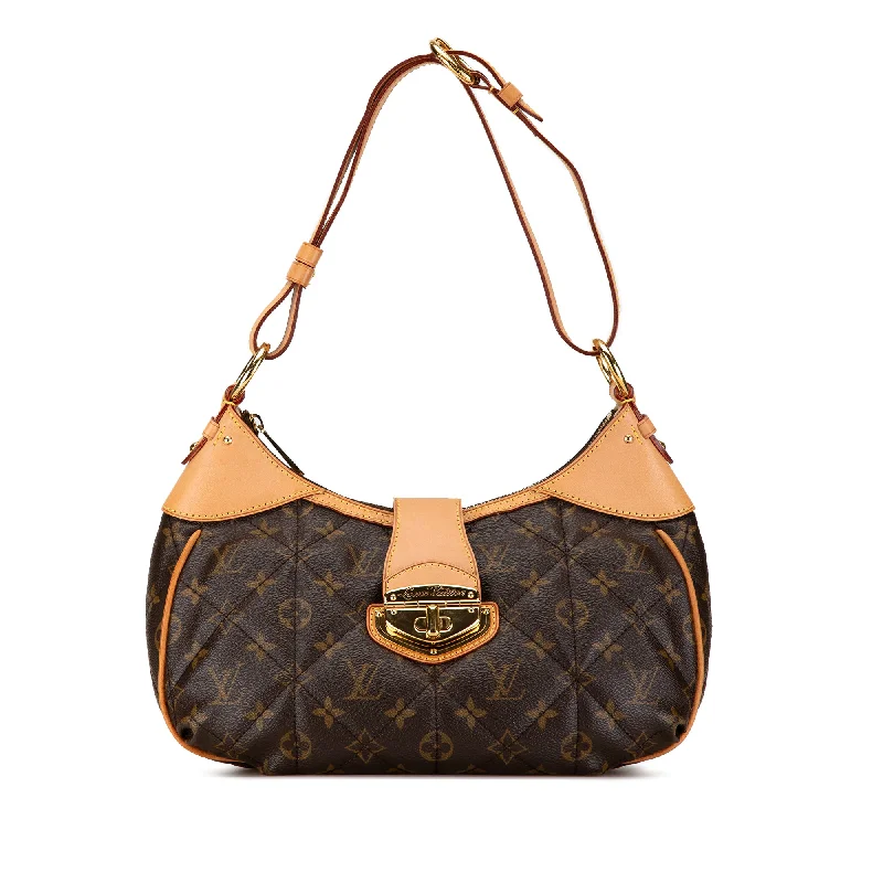 Louis Vuitton Petite Malle bags with a hard - shell structure for uniquenessBrown Louis Vuitton Monogram Etoile City Shoulder Bag