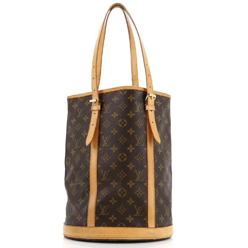 Louis Vuitton crossbody bags with adjustable shoulder straps for comfortBucket Bag Monogram Canvas GM