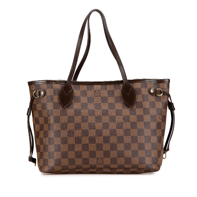 Louis Vuitton Alma bags featuring the signature top - handle designBrown Louis Vuitton Damier Ebene Neverfull PM Tote Bag