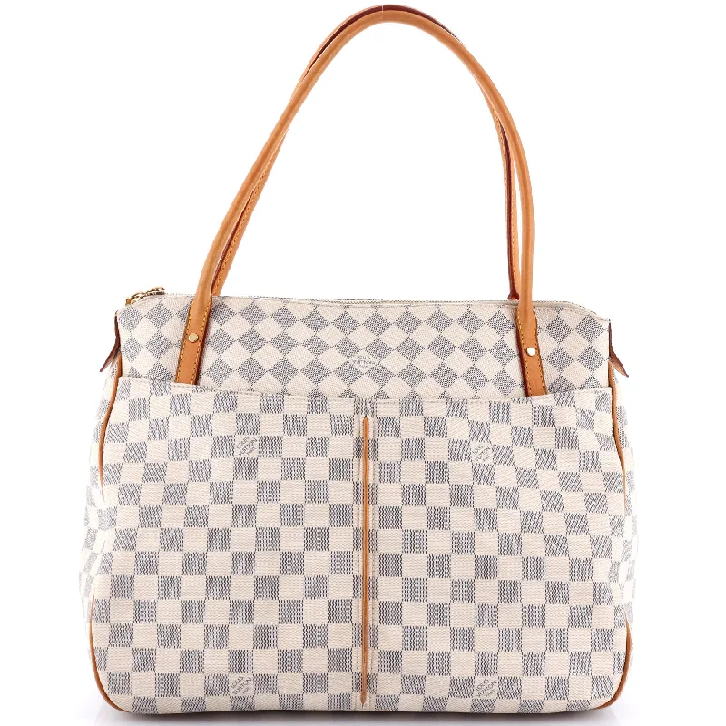 Louis Vuitton bags with a snap - button closure and a decorative charm for styleFigheri Handbag Damier GM