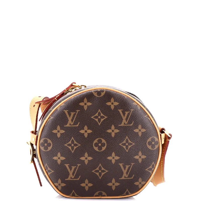 Louis Vuitton bags with a chain - link trim and a leather body for a modern edgeBoite Chapeau Souple Bag Monogram Canvas PM