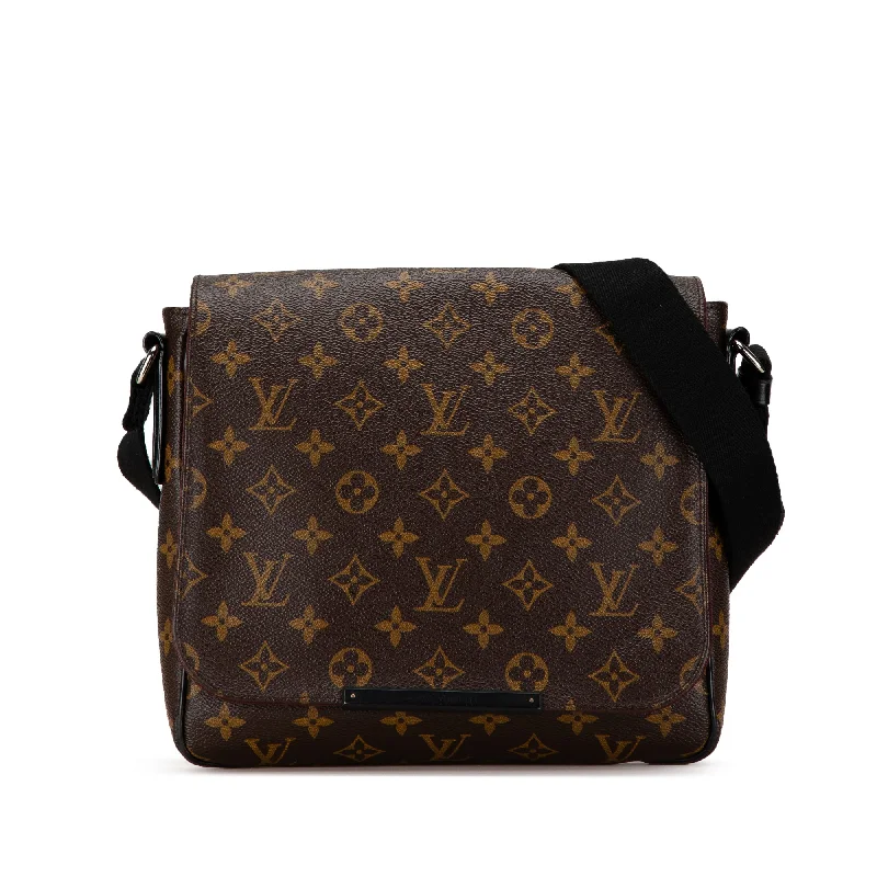 Louis Vuitton backpacks with a sleek, minimalist design for styleBrown Louis Vuitton Monogram Macassar District PM Crossbody Bag