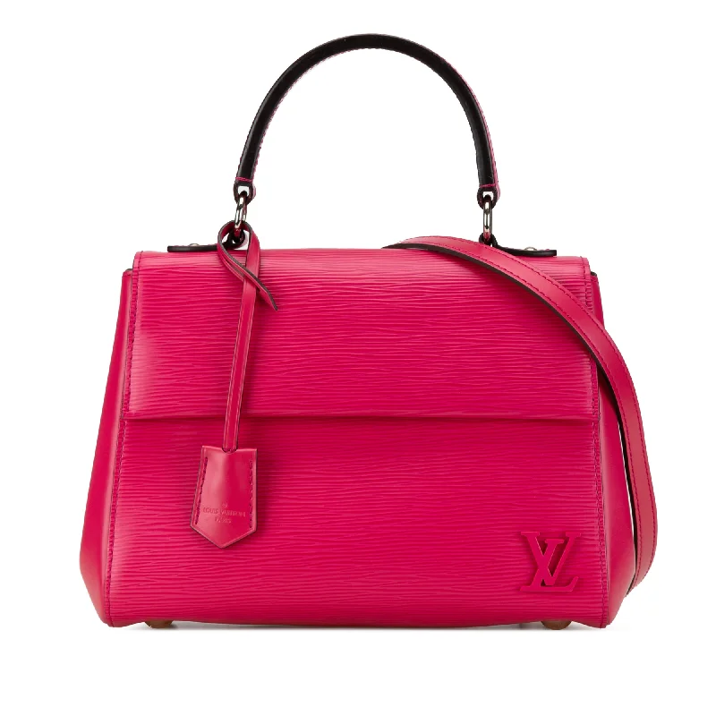 Medium - sized Louis Vuitton tote bags for work and shoppingPink Louis Vuitton Epi Cluny BB Satchel