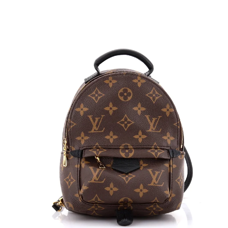 Louis Vuitton bags with a detachable mobile phone holder for conveniencePalm Springs Backpack Monogram Canvas Mini