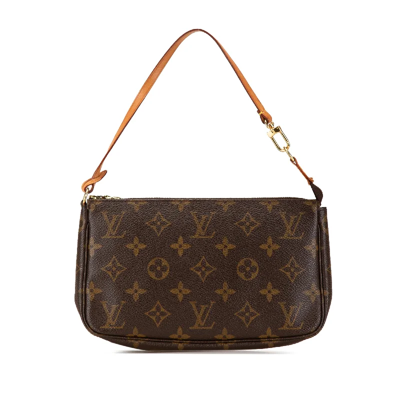 Louis Vuitton backpacks with a sleek, minimalist design for styleBrown Louis Vuitton Monogram Pochette Accessoires Shoulder Bag