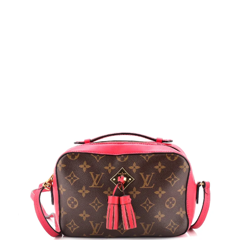 Louis Vuitton crossbody bags with a printed floral pattern for femininitySaintonge Handbag Monogram Canvas with Leather