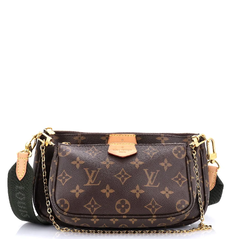 Louis Vuitton bags with a front - flap pocket for quick - access itemsMulti Pochette Accessoires Monogram Canvas