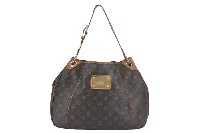 Louis Vuitton bags with a zippered interior pocket for better organizationLOUIS VUITTON GALLIERA SHOULDER BAG PM MONOGRAM COATED CANVAS GOLD HARDWARE NO DUST COVER