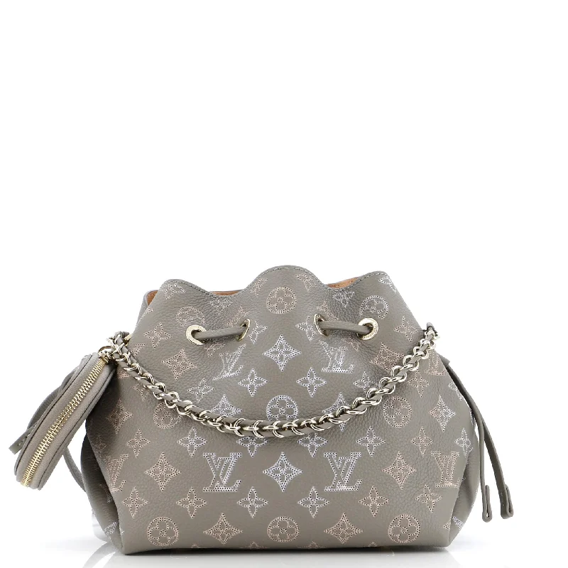 Louis Vuitton Twist bags with a crystal - embellished LV - turnlockBella Bucket Bag Gradient Mahina Leather