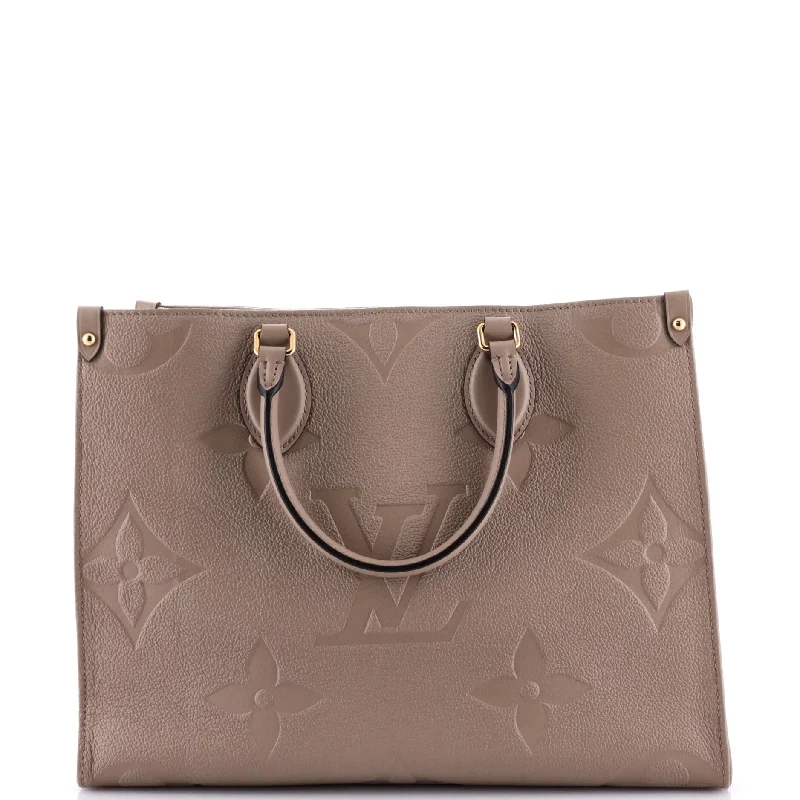 Louis Vuitton handbags with a beaded trim for a touch of glamourOnTheGo Tote Monogram Empreinte Giant MM