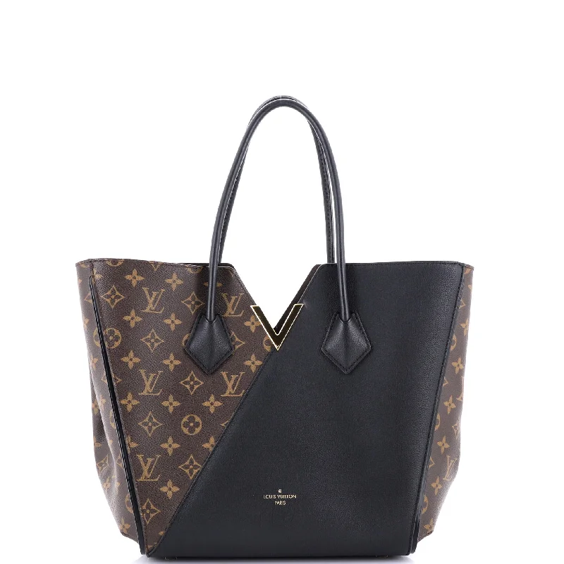 Ladies Louis Vuitton shoulder bags with a magnetic - closure flap for easeKimono Handbag Monogram Canvas and Leather MM