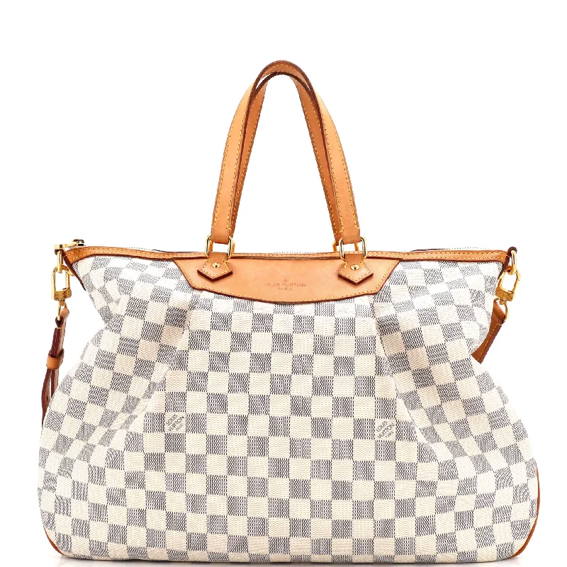 Louis Vuitton bags with a detachable mirror inside for on - the - go touch - upsSiracusa Handbag Damier GM