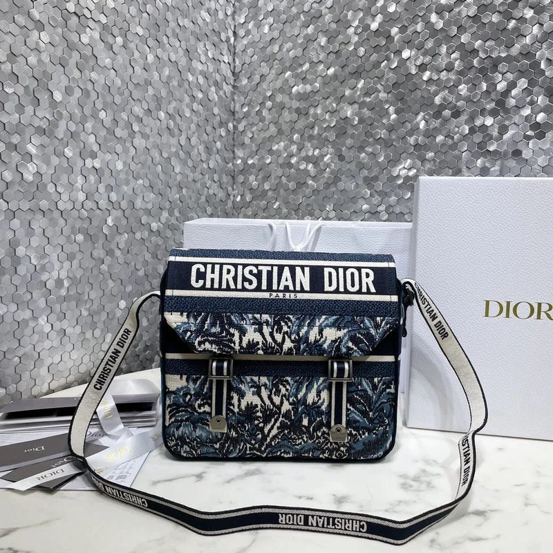 Christian Dior Saddle bags with a distressed leather finishWF - Dior Bags - 666