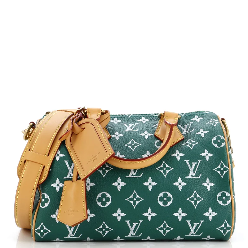 Louis Vuitton backpacks with a padded laptop compartment for travelSpeedy P9 Bandouliere Bag Monogram Leather 25