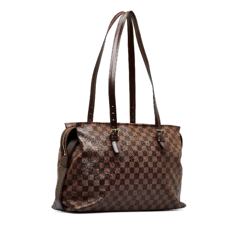 Louis Vuitton bags with a front - zip pocket for small items like keysLouis Vuitton Damier Ebene Chelsea (ycU53J)