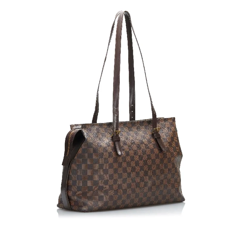 Louis Vuitton bags with a front - flap pocket for quick - access itemsLouis Vuitton Damier Ebene Chelsea (oB9ymB)