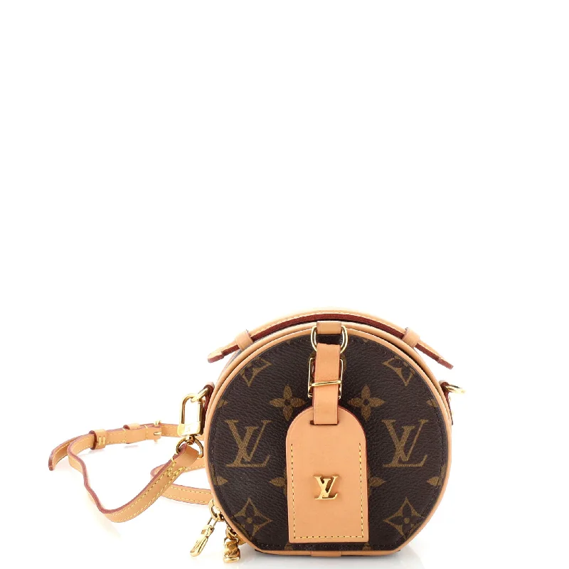 Ladies Louis Vuitton Capucines bags with a detachable shoulder strapMini Boite Chapeau Bag Monogram Canvas