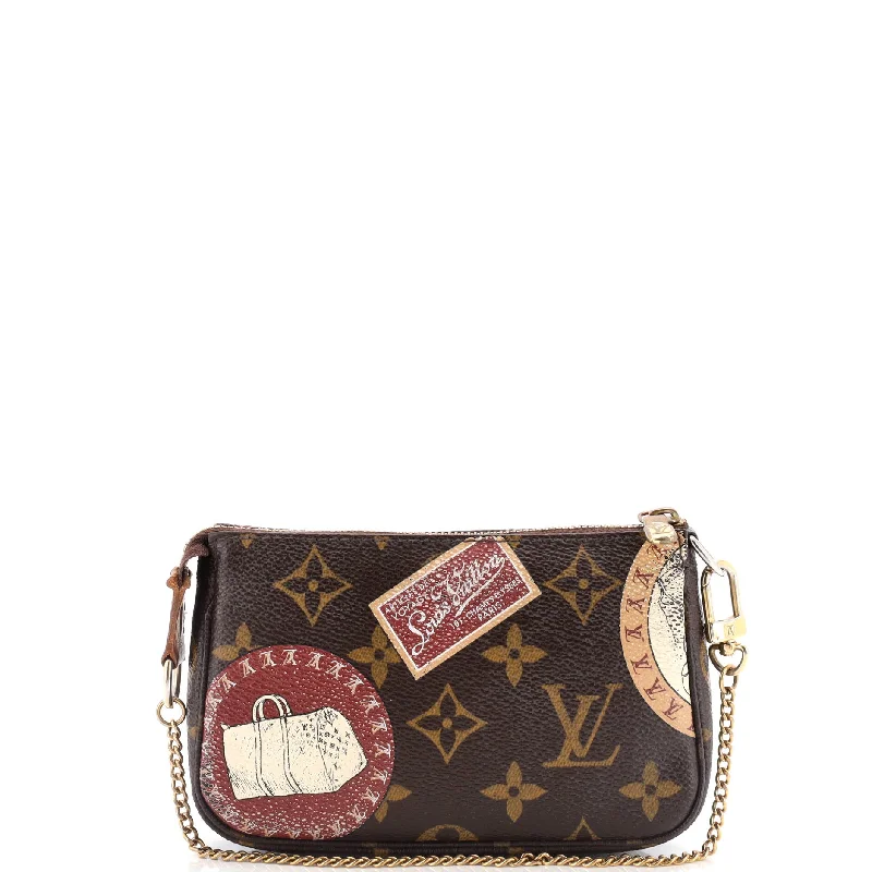 Louis Vuitton Alma bags featuring the signature top - handle designPochette Accessoires Limited Edition Monogram Canvas Mini