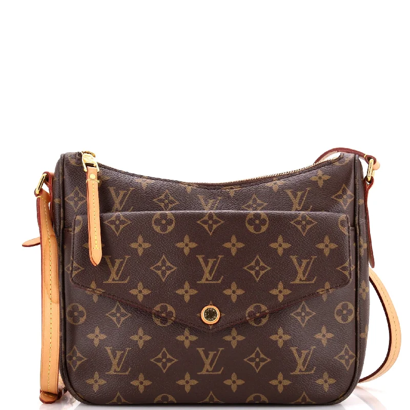 Louis Vuitton crossbody bags with a printed floral pattern for femininityMabillon Shoulder Bag Monogram Canvas