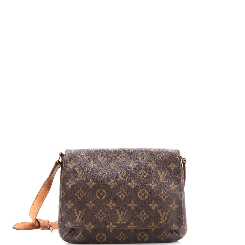 Louis Vuitton backpacks with a multi - pocket organization for functionalityMusette Tango Handbag Monogram Canvas