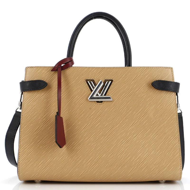 Louis Vuitton bags with a detachable mobile phone holder for convenienceTwist Tote Epi Leather