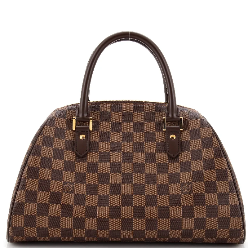 Ladies Louis Vuitton shoulder bags with a magnetic - closure flap for easeRibera Handbag Damier MM