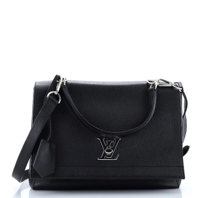 Small - sized Louis Vuitton Pochette Metis bags for a compact carryLockme II Handbag Leather