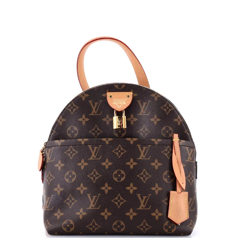 Louis Vuitton Petite Malle bags with a hard - shell structure for uniquenessMoon Backpack Monogram Canvas