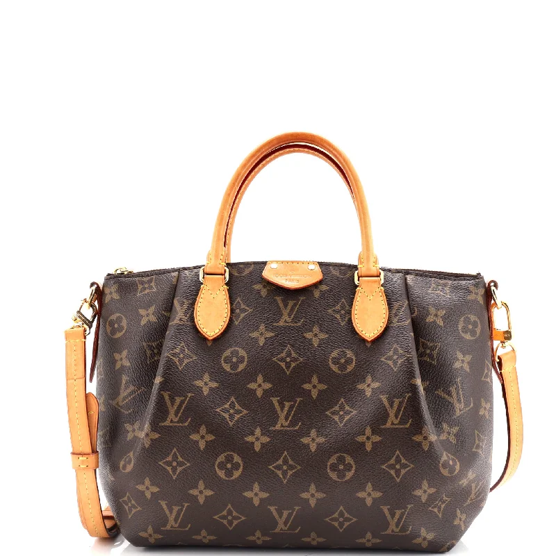 Louis Vuitton crossbody bags with a woven leather strap for textureTurenne Handbag Monogram Canvas PM