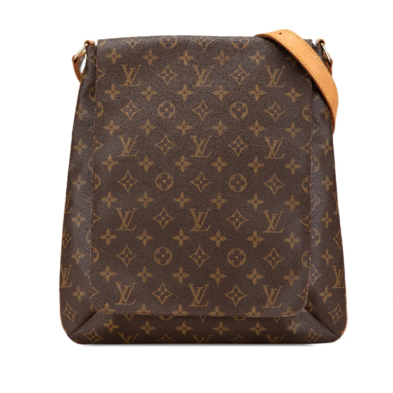 Small - sized Louis Vuitton Pochette Metis bags for a compact carryBrown Louis Vuitton Monogram Musette Salsa GM Crossbody Bag