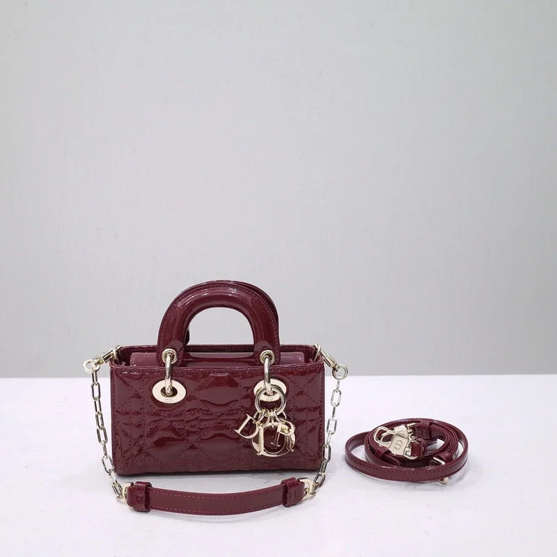 Christian Dior Saddle bags with a patent leather finish for a shiny lookWF - Dior Bags - 679