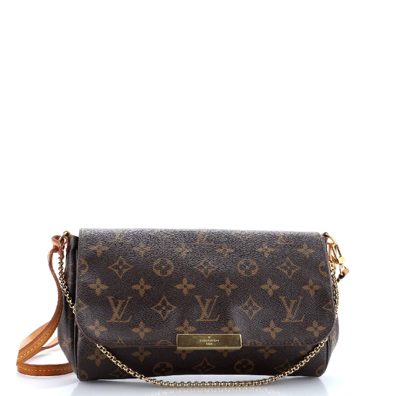 Louis Vuitton tote bags with a spacious interior and multiple pocketsFavorite Handbag Monogram Canvas MM