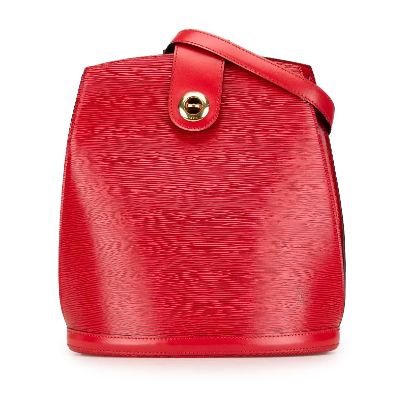 Louis Vuitton Capucines bags with smooth calfskin leather for luxuryRed Louis Vuitton Epi Cluny Shoulder Bag