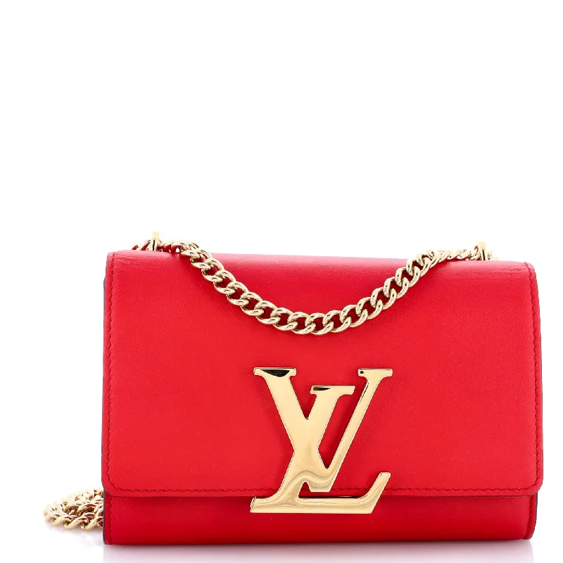 Louis Vuitton backpacks with a sleek, minimalist design for styleChain Louise Clutch Leather MM