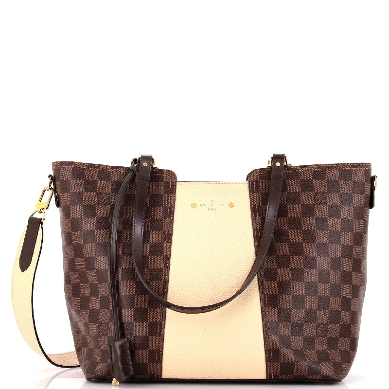 Louis Vuitton backpacks with a padded laptop compartment for travelJersey Handbag Damier with Leather