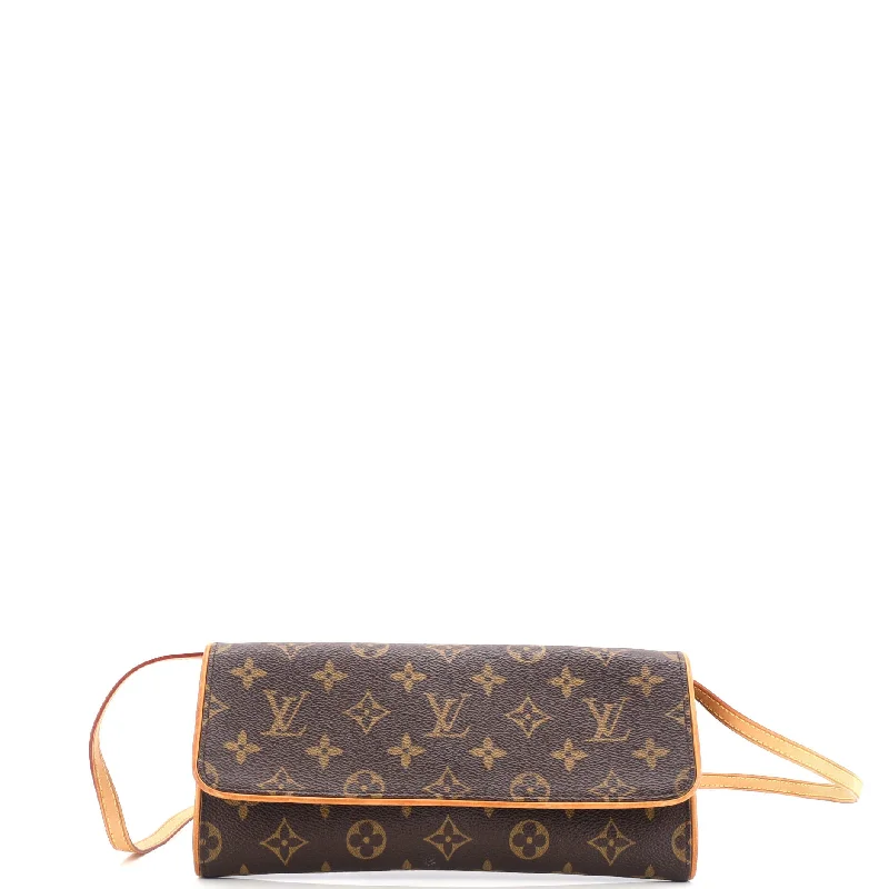 Medium - sized Louis Vuitton tote bags for work and shoppingTwin Handbag Monogram Canvas GM