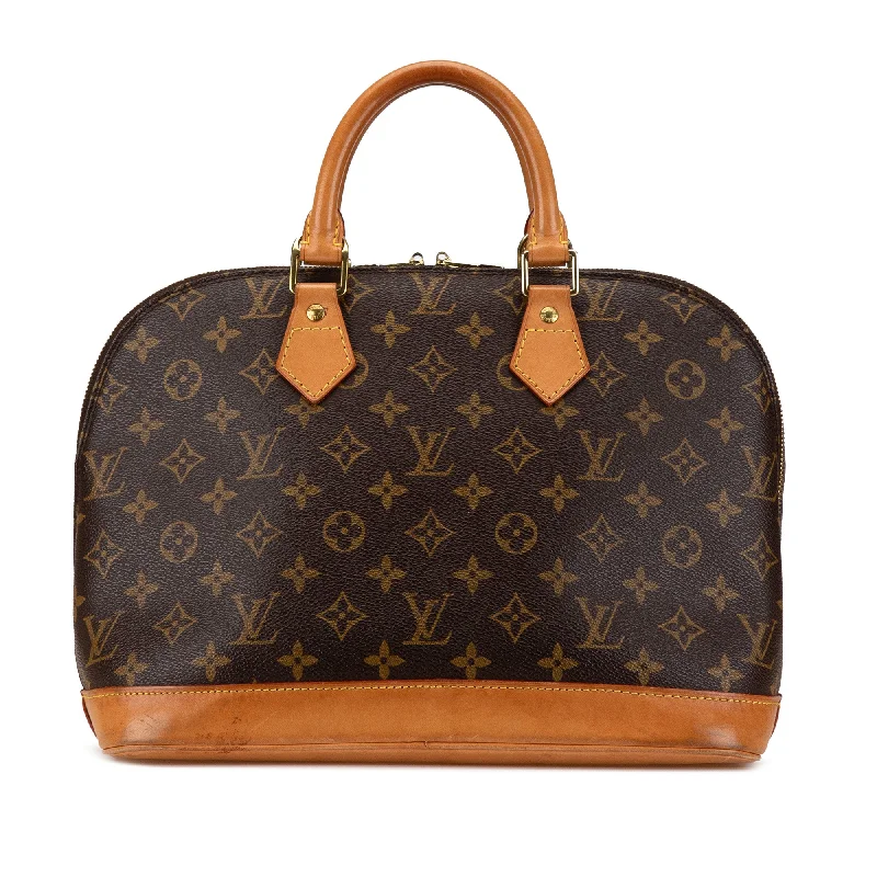 Louis Vuitton handbags with a beaded trim for a touch of glamourBrown Louis Vuitton Monogram Alma PM Handbag