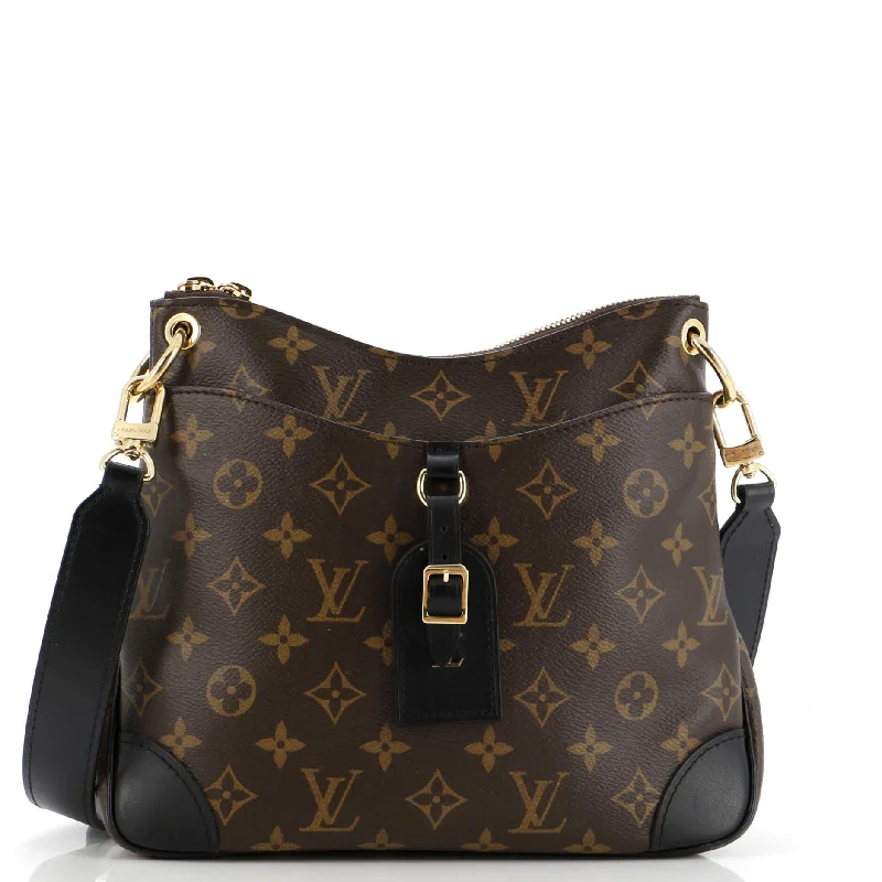 Louis Vuitton Alma bags with a leather - wrapped handle for a luxurious feelOdeon NM Handbag Monogram Canvas PM